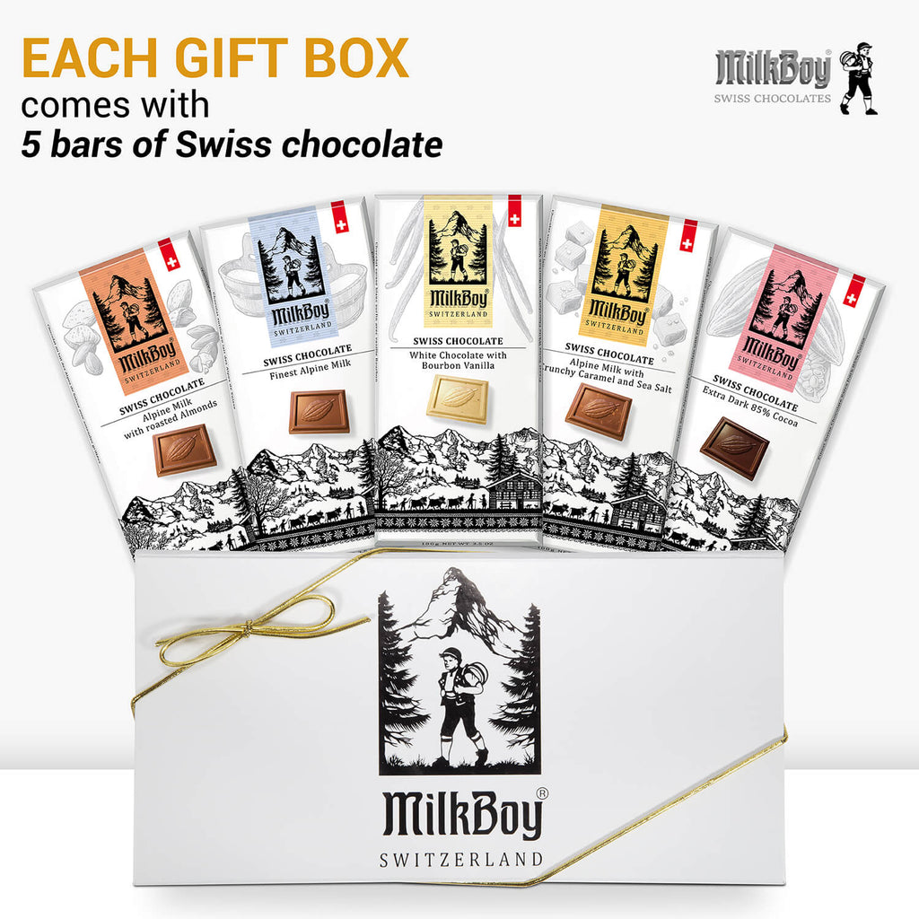 Milkboy Swiss White Chocolate with Bourbon Vanilla Bar, 3.5 oz