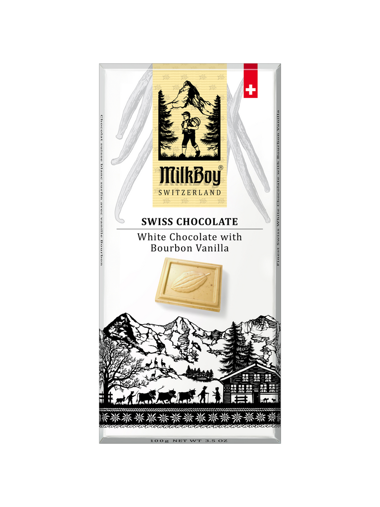 Milkboy Finest Swiss White Chocolate with Bourbon Vanilla