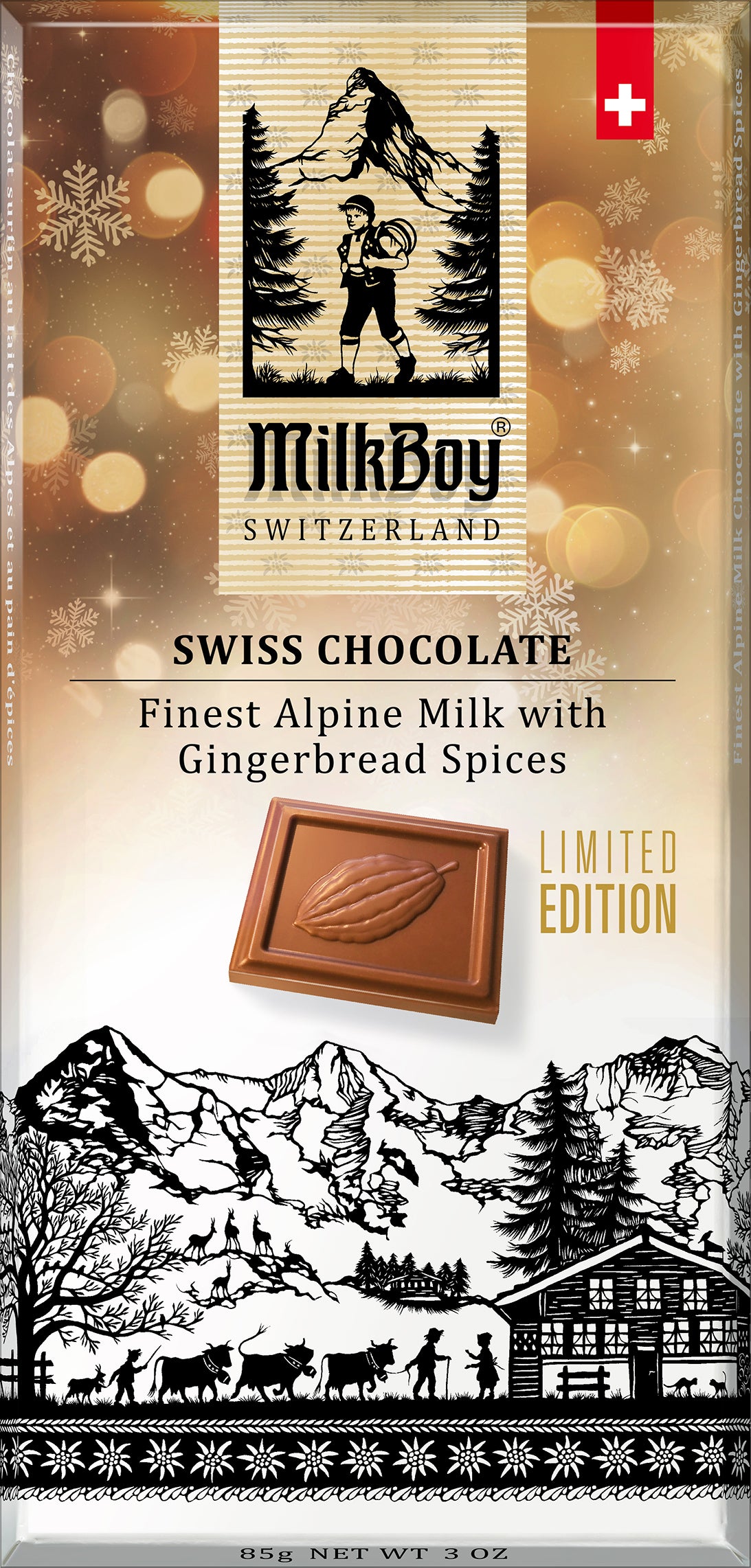 Buy Milkboy Finest Swiss Milk Chocolate with Gingerbread Spices