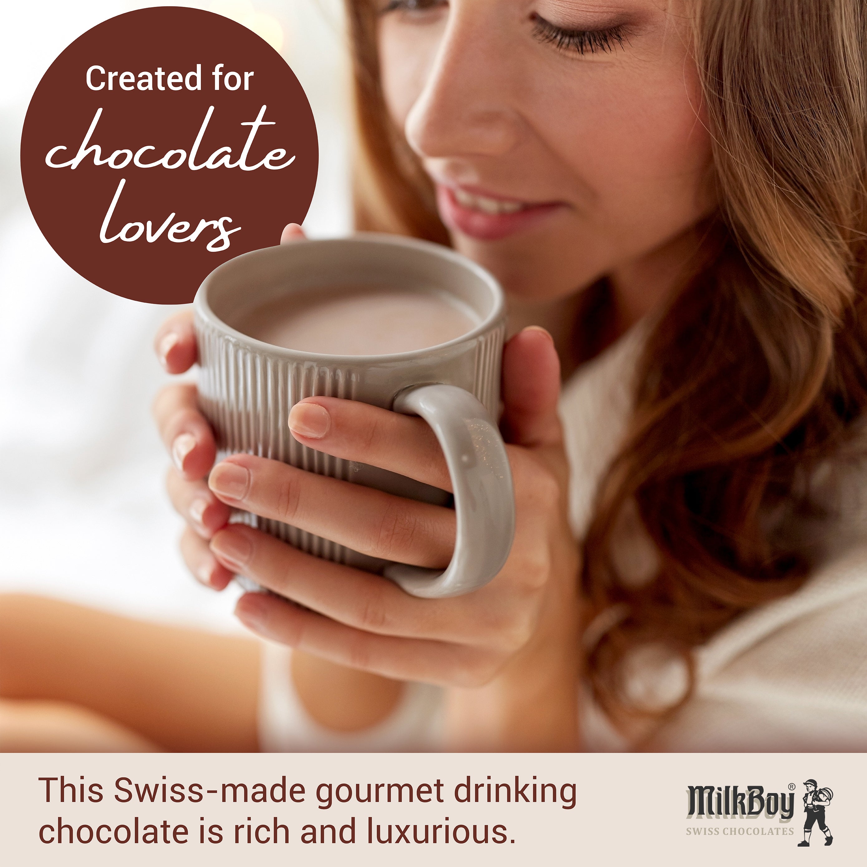 Milkboy Rich and Creamy Swiss Milk Chocolate Hot Cocoa Mix 12oz