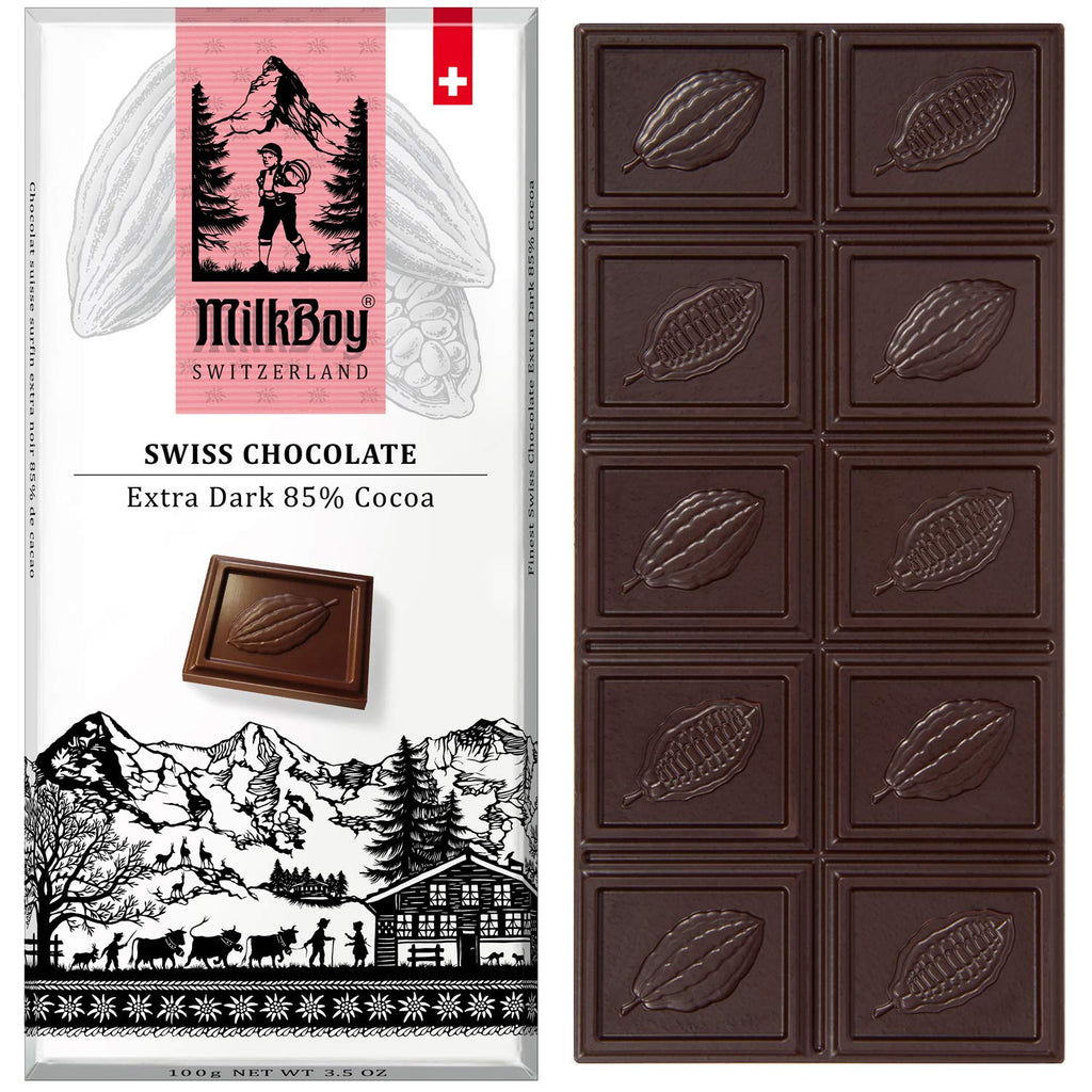 Milkboy Finest Swiss Chocolate Extra Dark 85% Cocoa