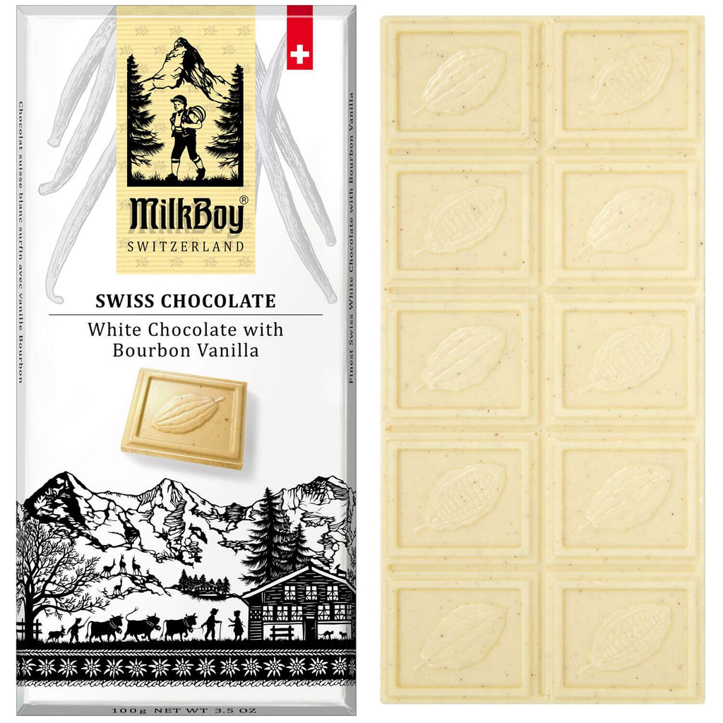 Milkboy Finest Swiss White Chocolate with Bourbon Vanilla