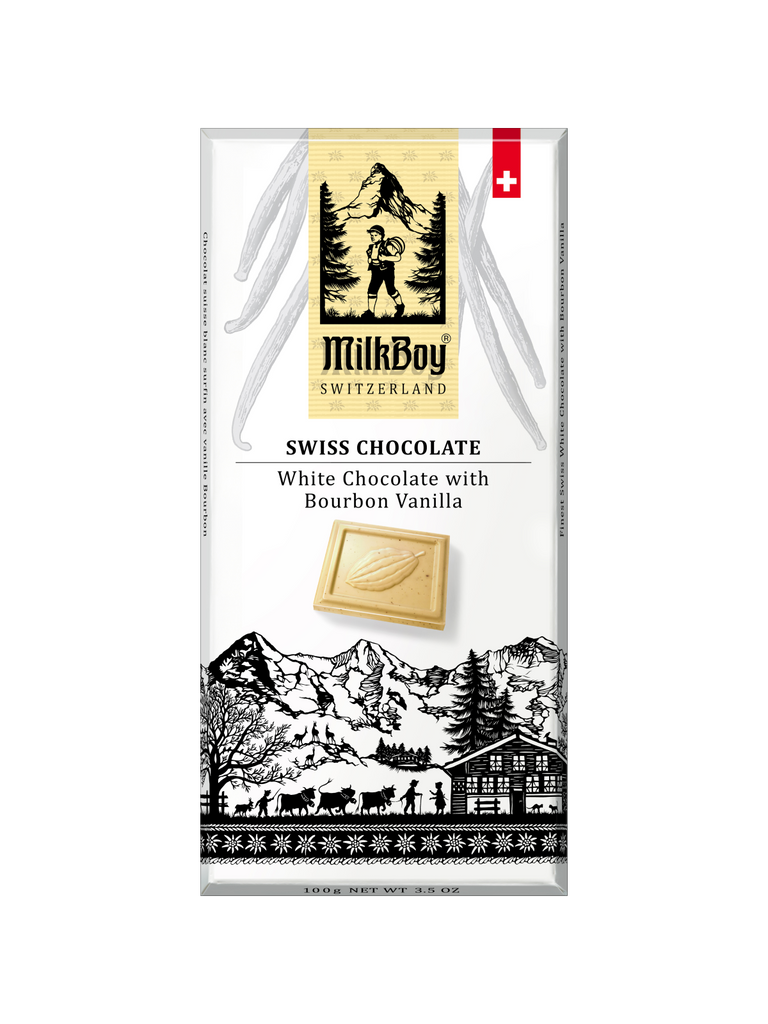 Finest Swiss White Chocolate with Bourbon Vanilla