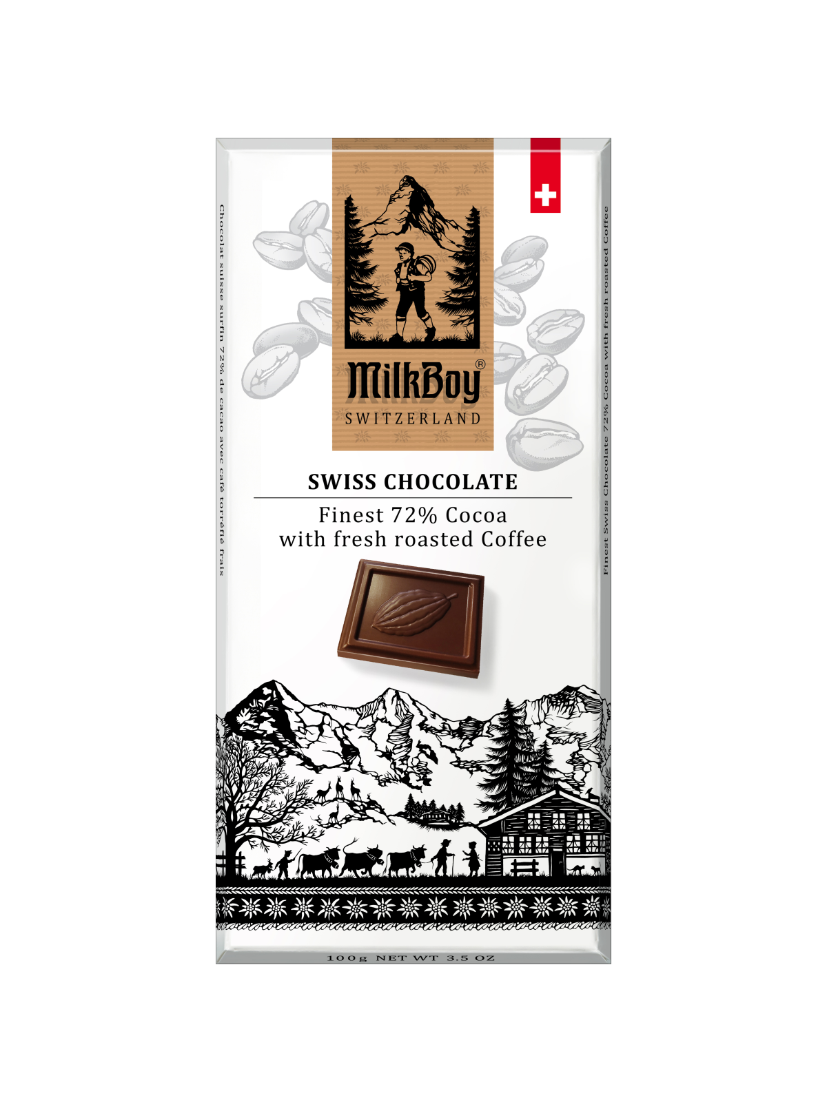 Buy Original Swiss Dark Chocolate with Fresh Roasted Coffee At